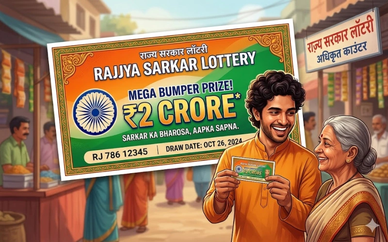 rajya sarkar lottery at Tiranga Website featured image